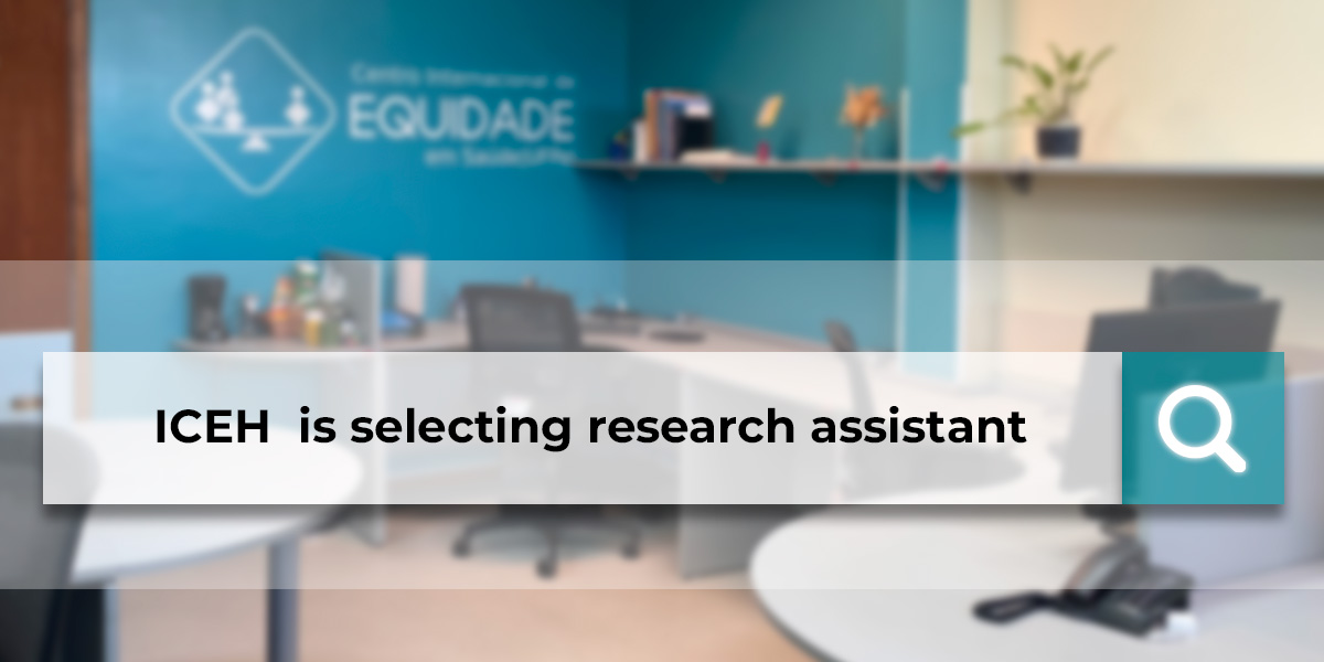 ICEH is selecting research assistant