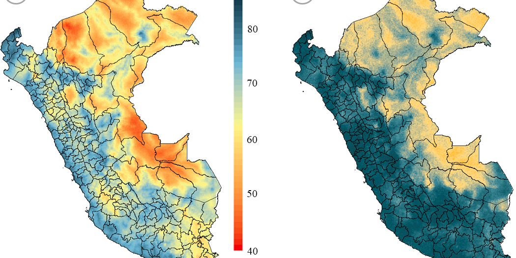 High resolution mapping of the CCI in Peru